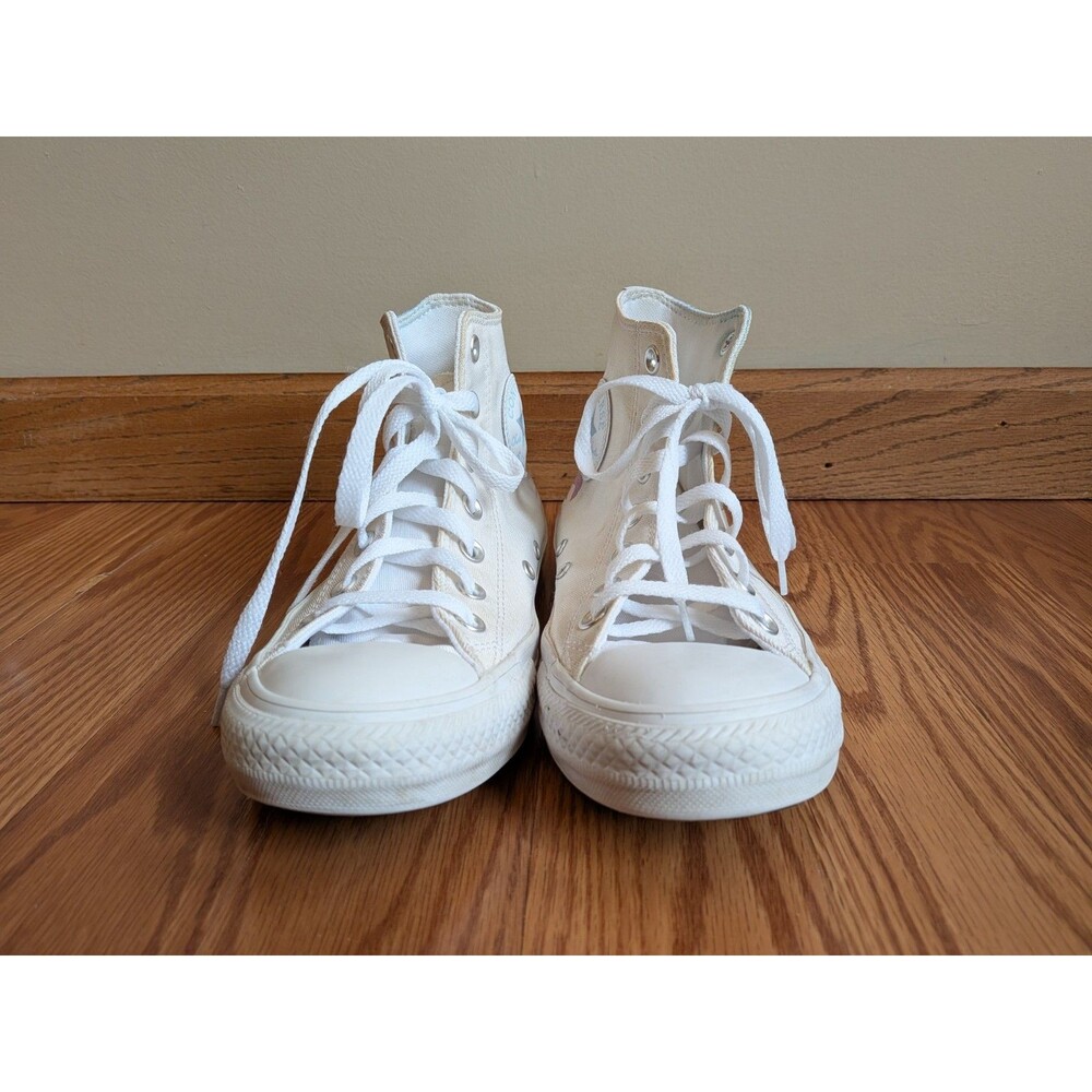 Converse All Star Disney Frozen 2 Movie Elsa Hi-Tops Chuck Taylor Womens Size 8 - Picture 7 of 13
